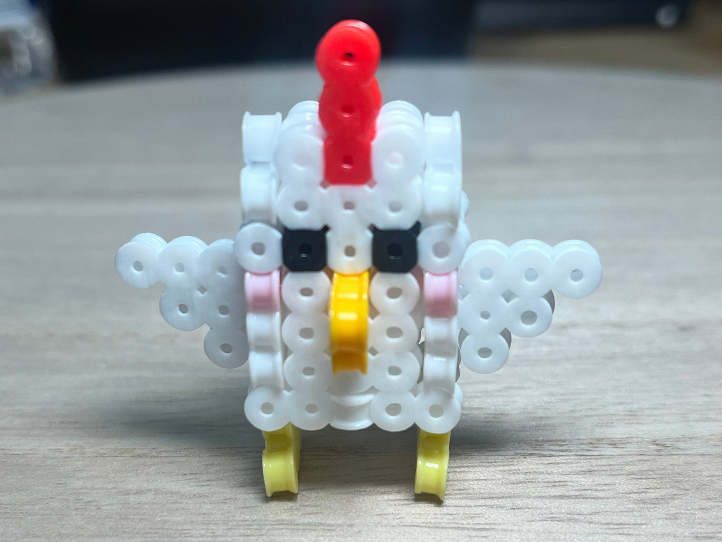 3D Chicken Pixel Art Puzzle Toy