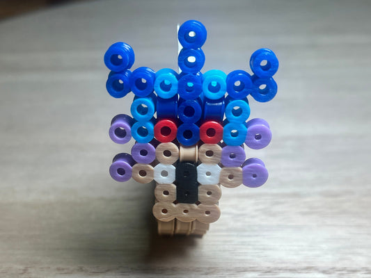 3D Sea Serpent Pixel Art Puzzle