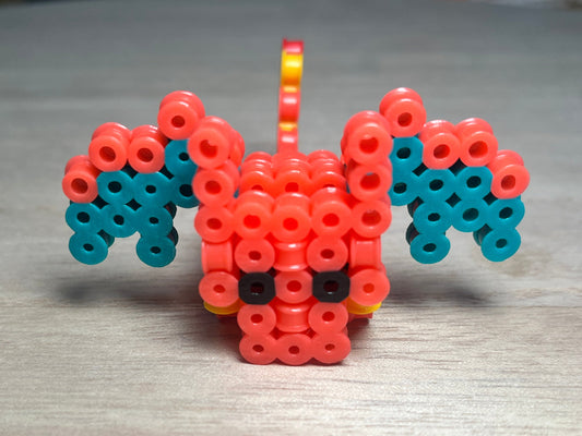 3D Fire Dragon Pixel Art Puzzle