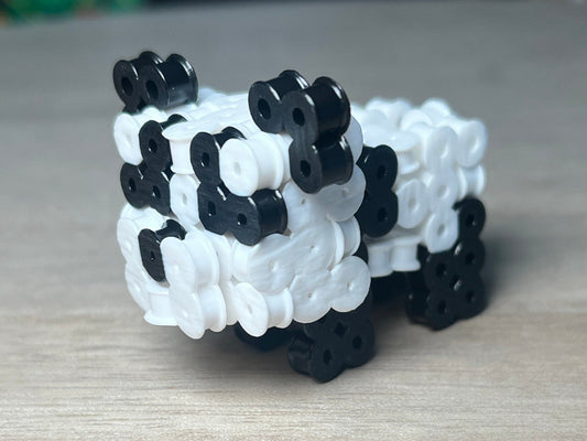 3D Panda Pixel Art Puzzle